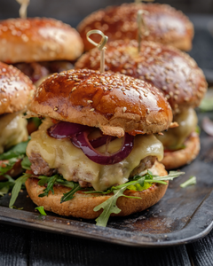 CHEESE STUFFED SMOKED BBQ BURGER