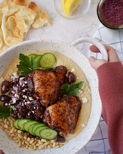 SUMAC CHICKEN HUMMUS BOWL