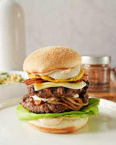 BRAZILIAN BBQ STACKED BURGER