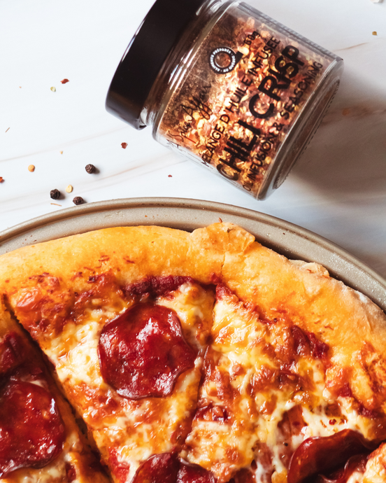 CHILI OIL CRISP PEPPERONI PIZZA