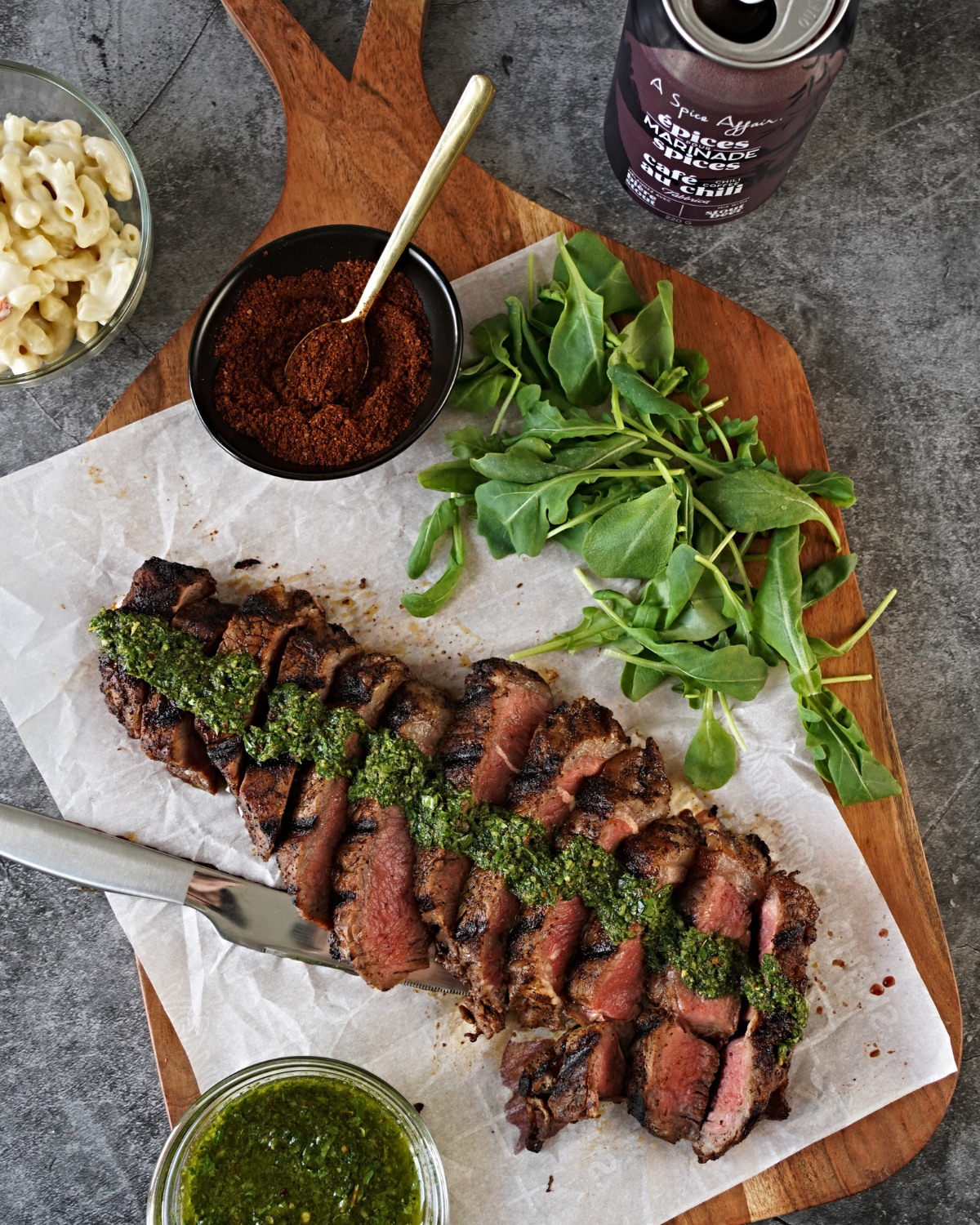 CHILI COFFEE BEER MARINATED STEAK