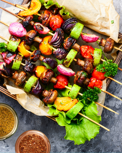 EASY MARINATED VEGGIE SKEWERS