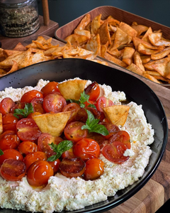 FETA DIP WITH HERBS & SAUTÉED TOMATOES