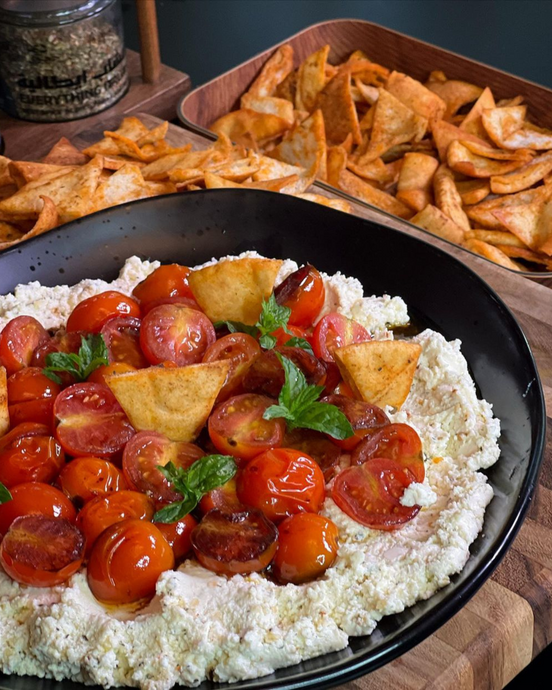 TREMPETTE FETA, HERBES & TOMATES SAUTÉES
