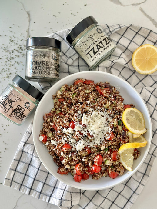 EASY MEDITERRANEAN QUINOA SALAD