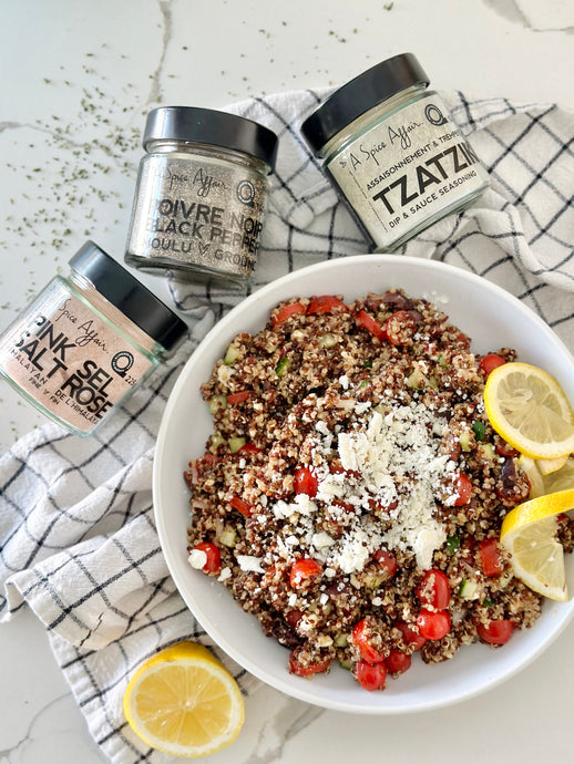 EASY MEDITERRANEAN QUINOA SALAD