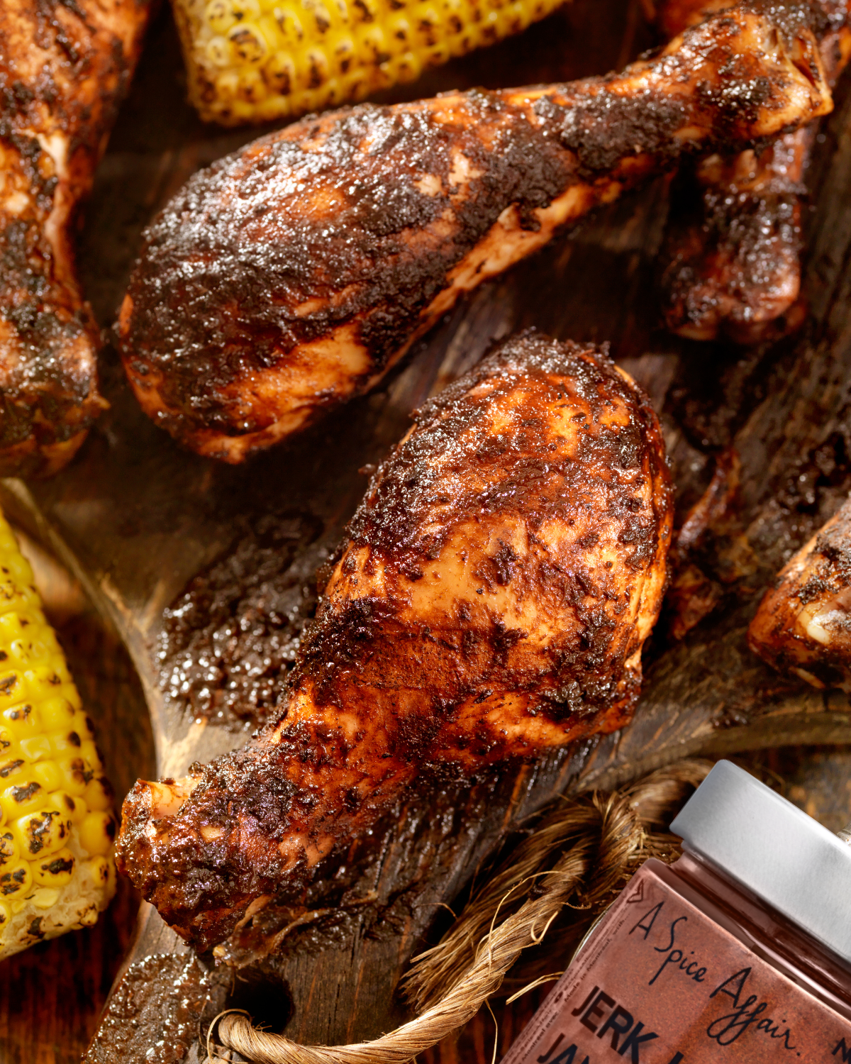 JERK CHICKEN WITH MANGO SALSA & COCONUT RICE