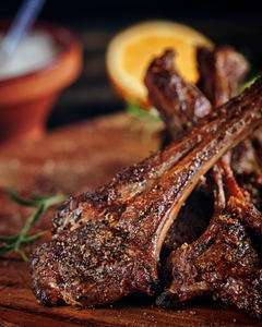 LAMB CHOPS WITH LEMON