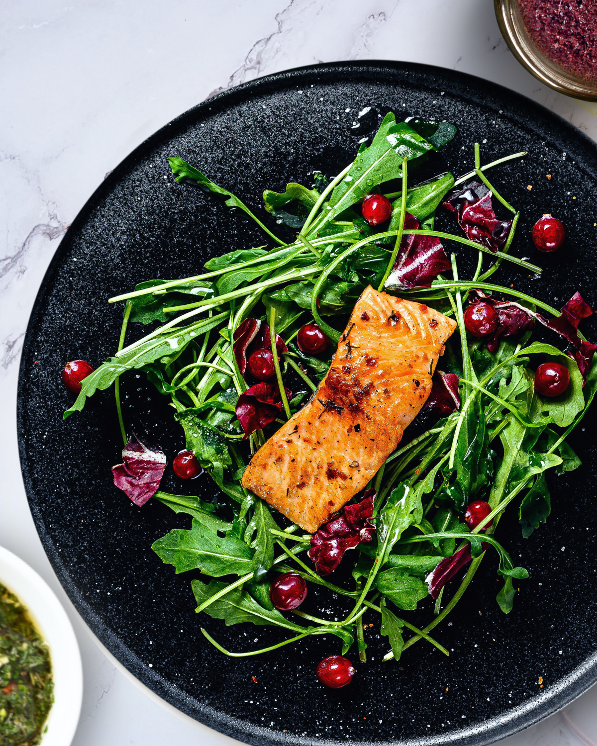 SUMAC SALMON WITH POMEGRANATE