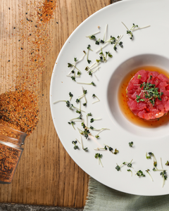 TUNA TARTARE WITH SHICHIMI TOGARASHI DRESSING