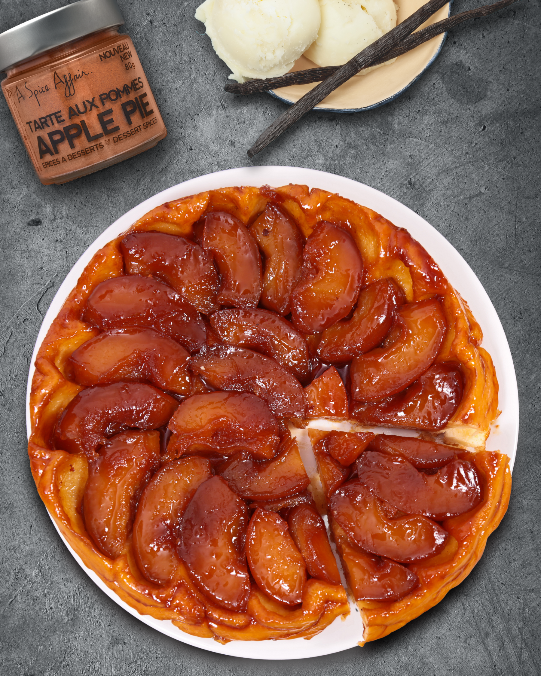 VEGAN APPLE TARTE TATIN