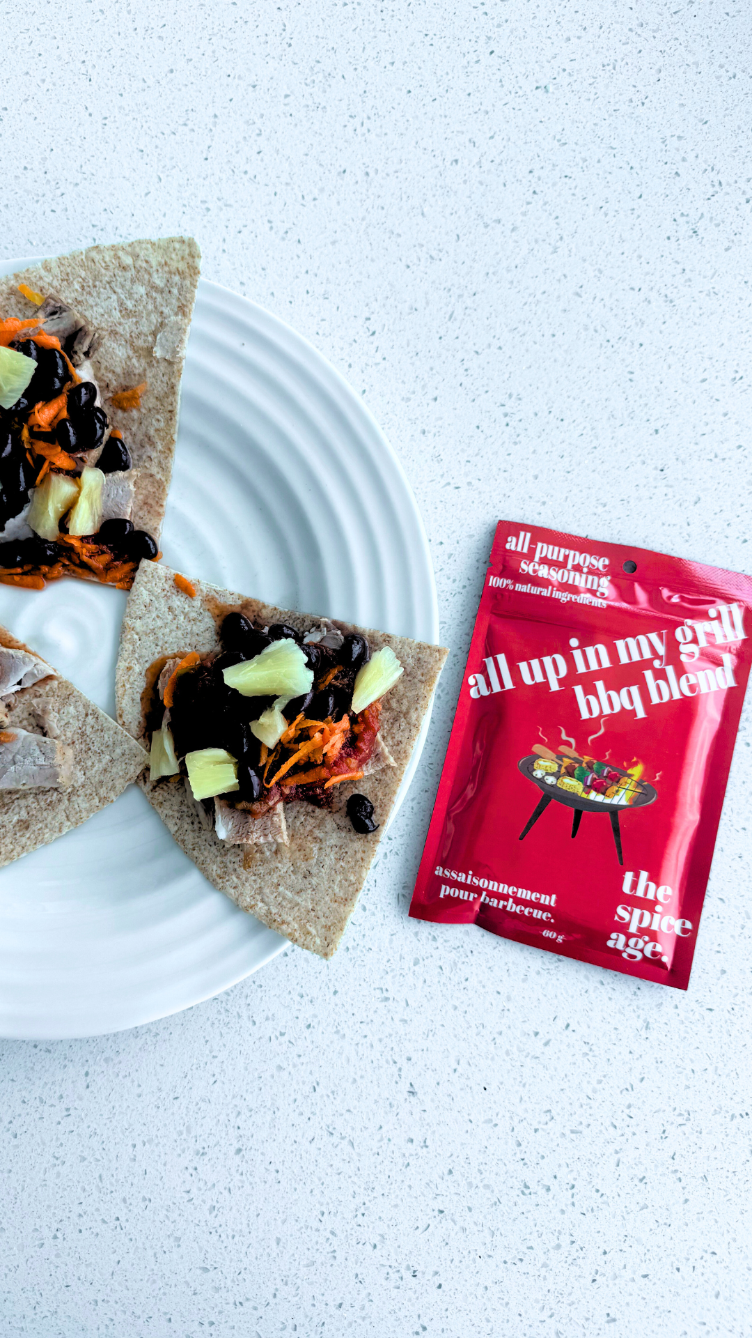 All Up In My Grill BBQ Taco Wrap