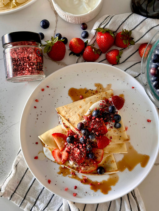 CRÊPES AUX BAIES MAGIQUES