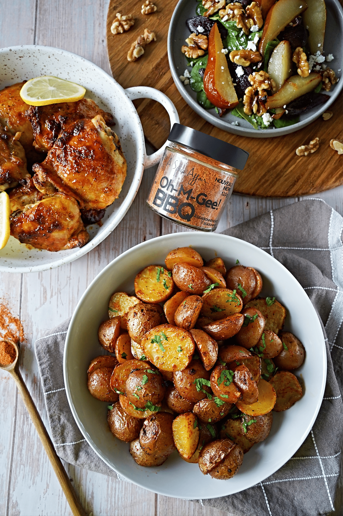 BLUSHING BELLE POTATOES WITH OH-M-GEE