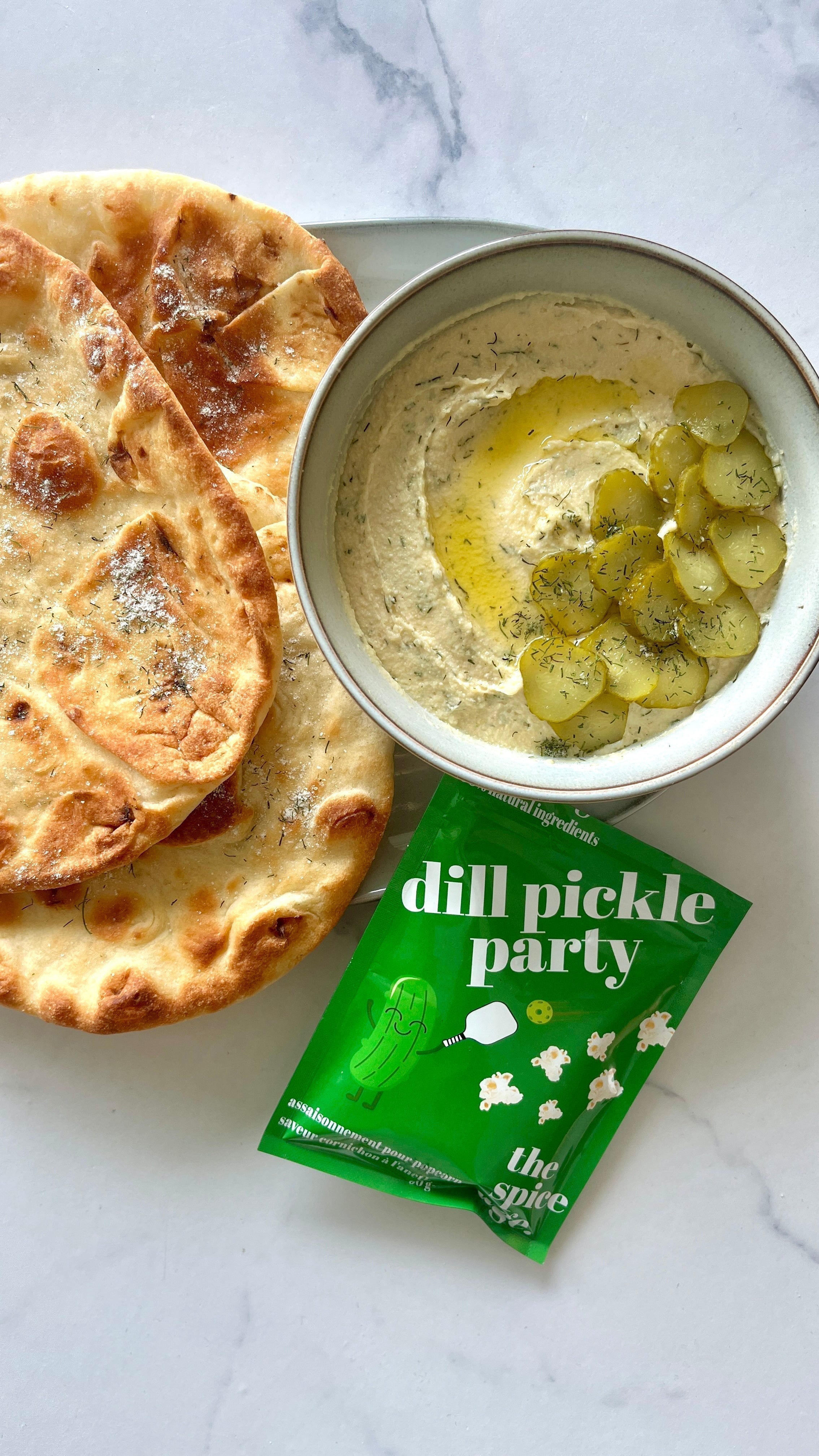 Dill Pickle Hummus