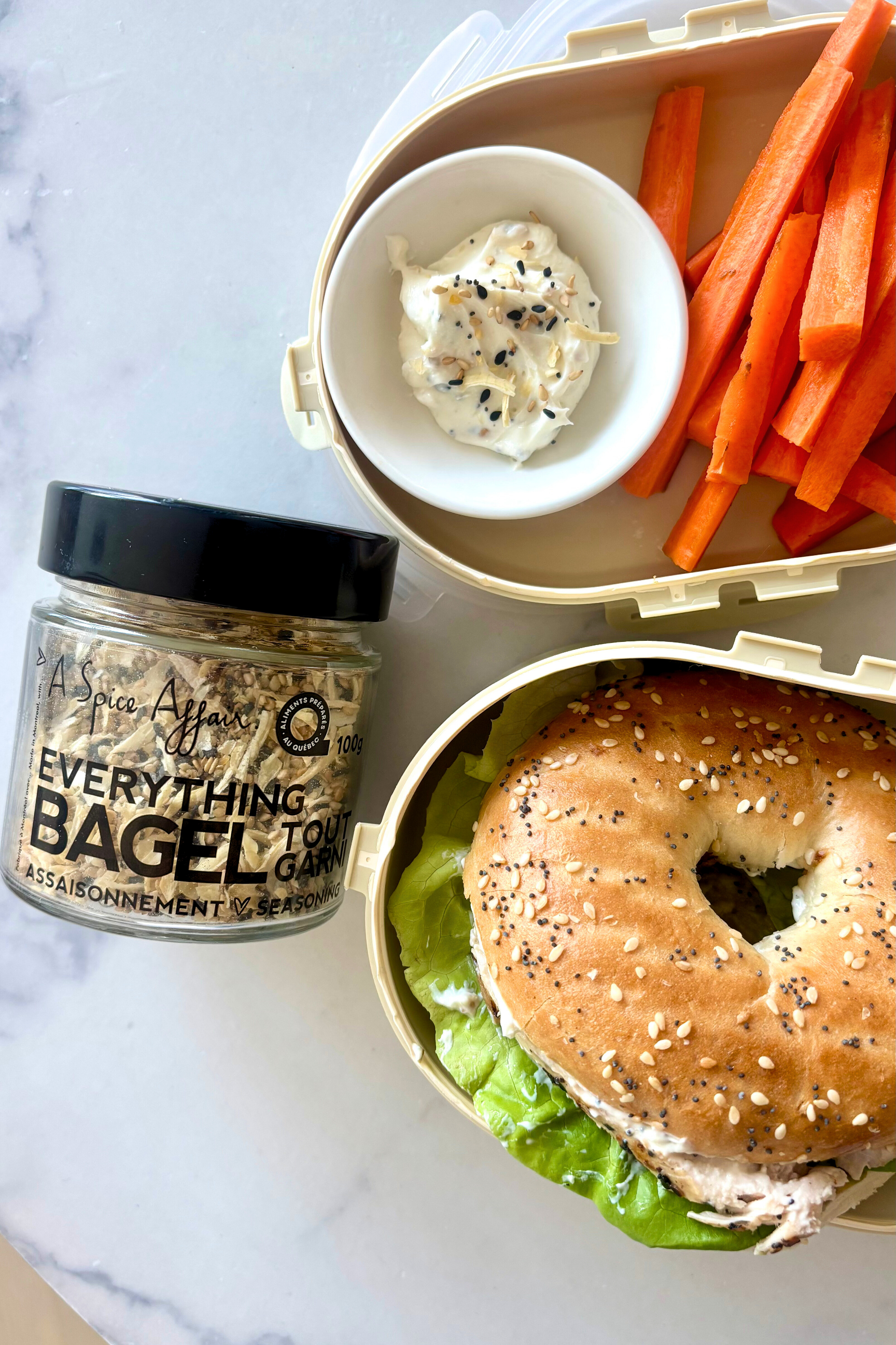 LUNCH BOX EVERYTHING BAGEL CHICKEN