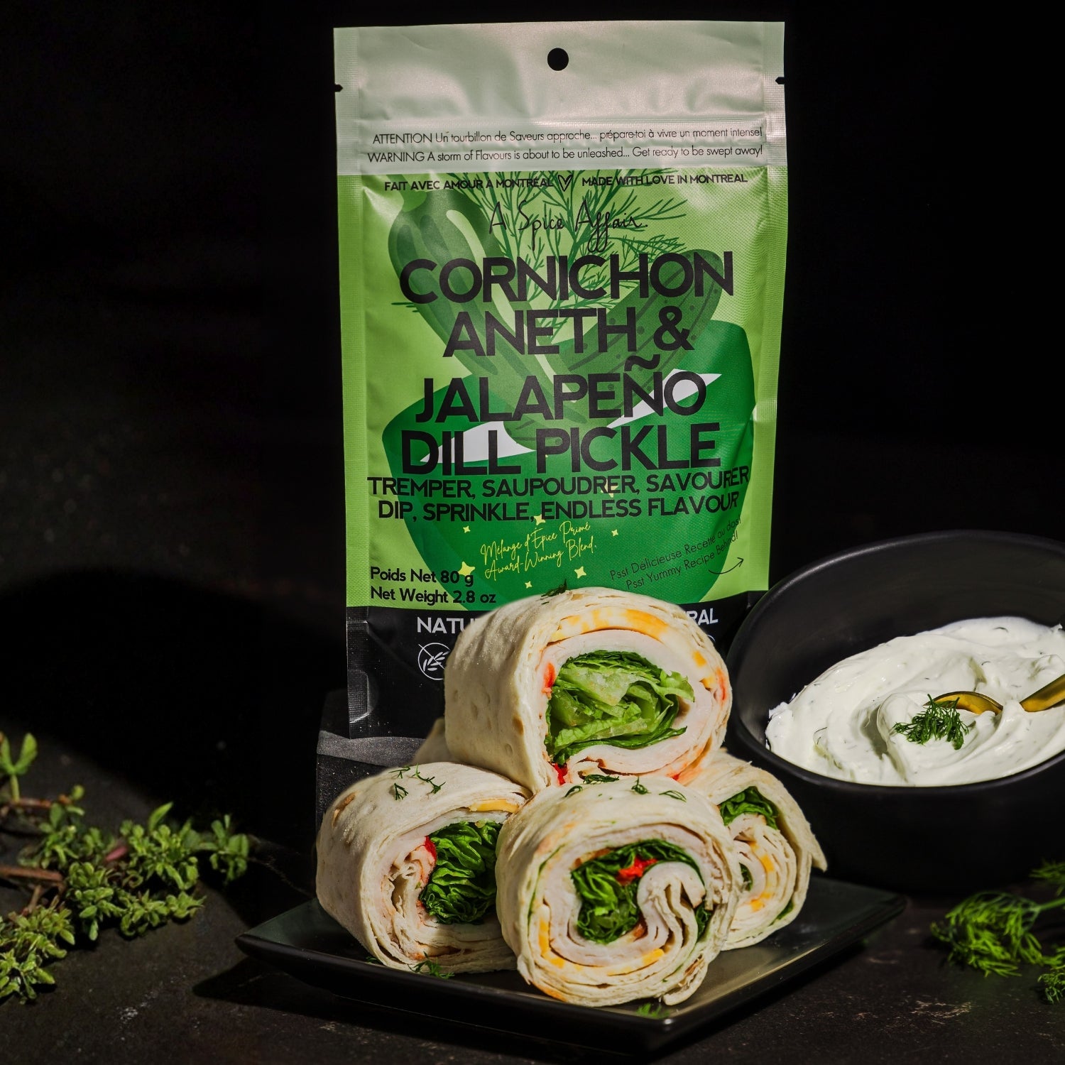 Dill Turkey Pinwheels Recipe