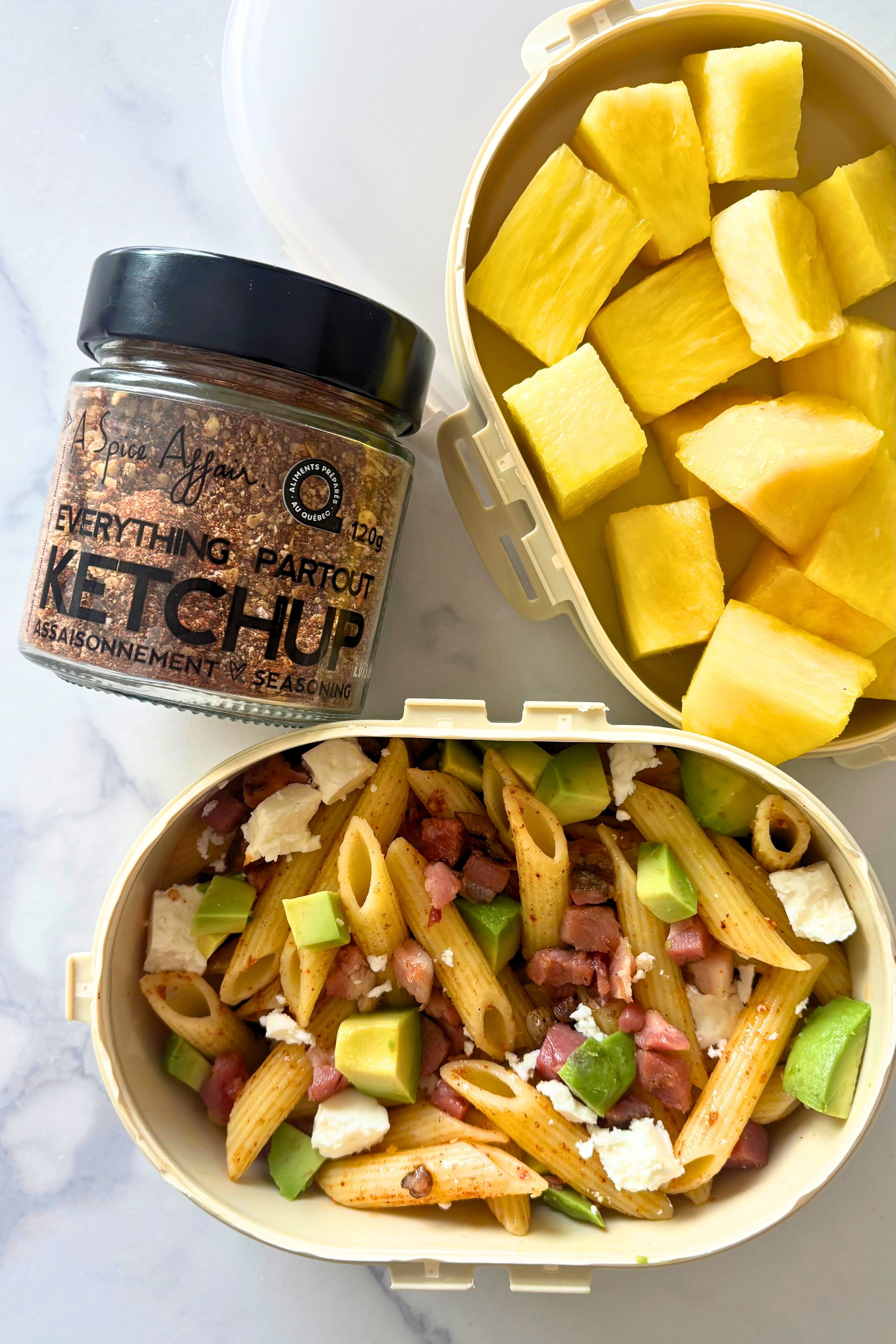 LUNCHBOX KETCHUP PASTA SALAD