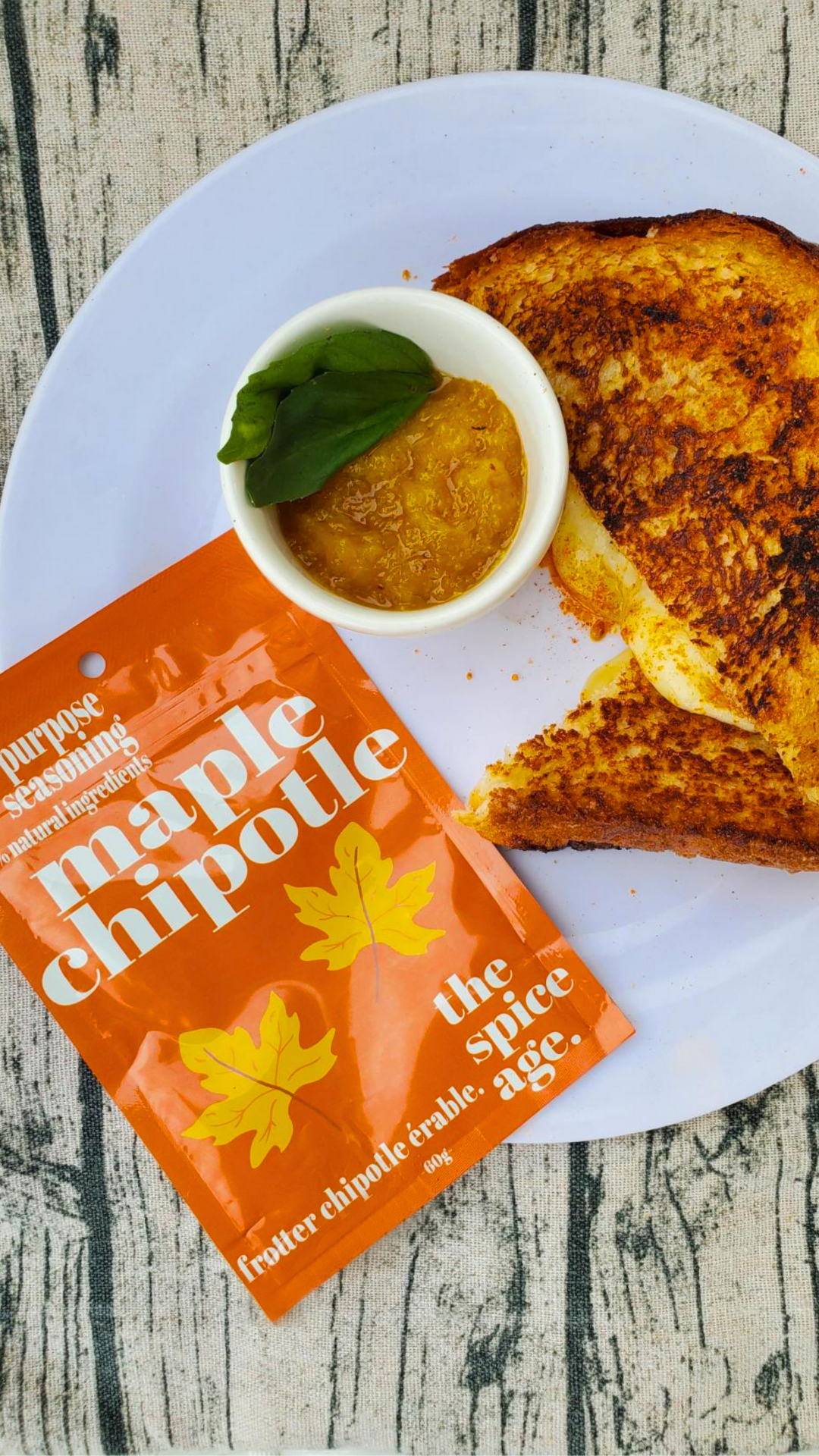 Maple Chipotle Grilled Cheese