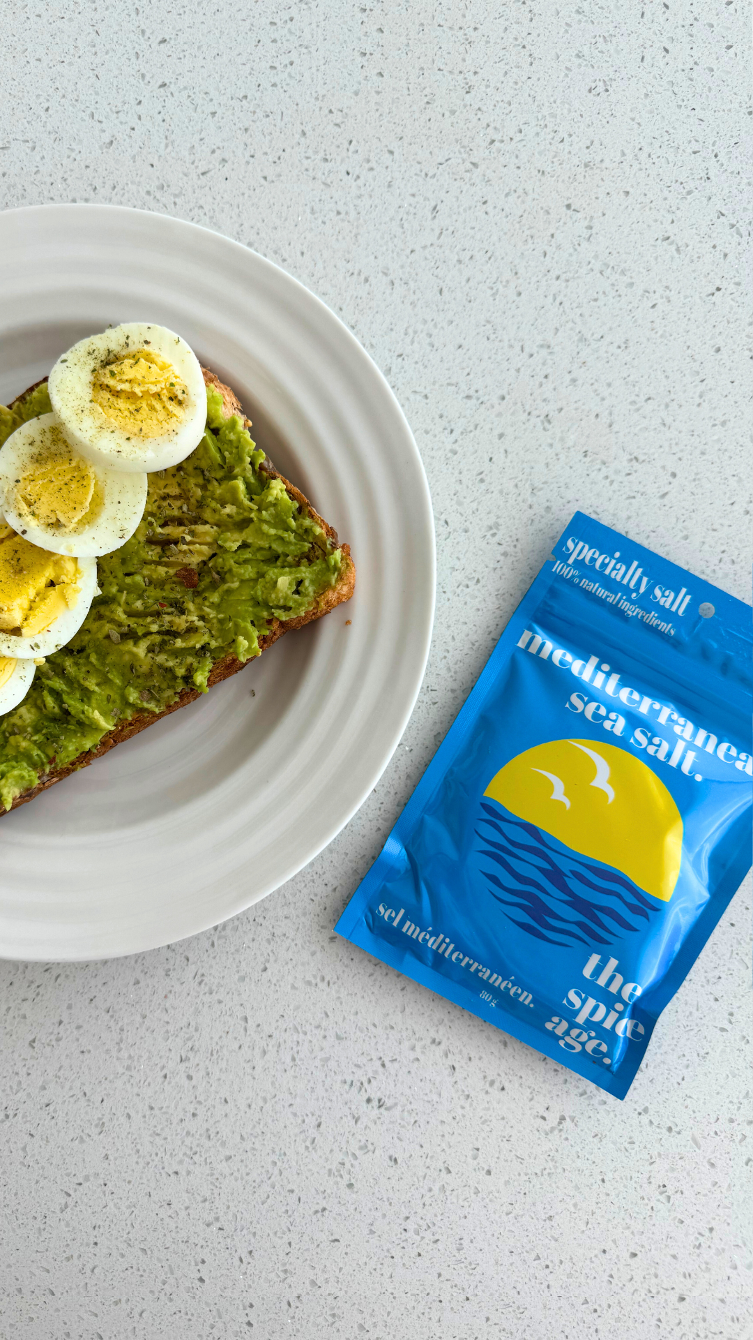 Mediterranean Sea Salt Avocado Toast