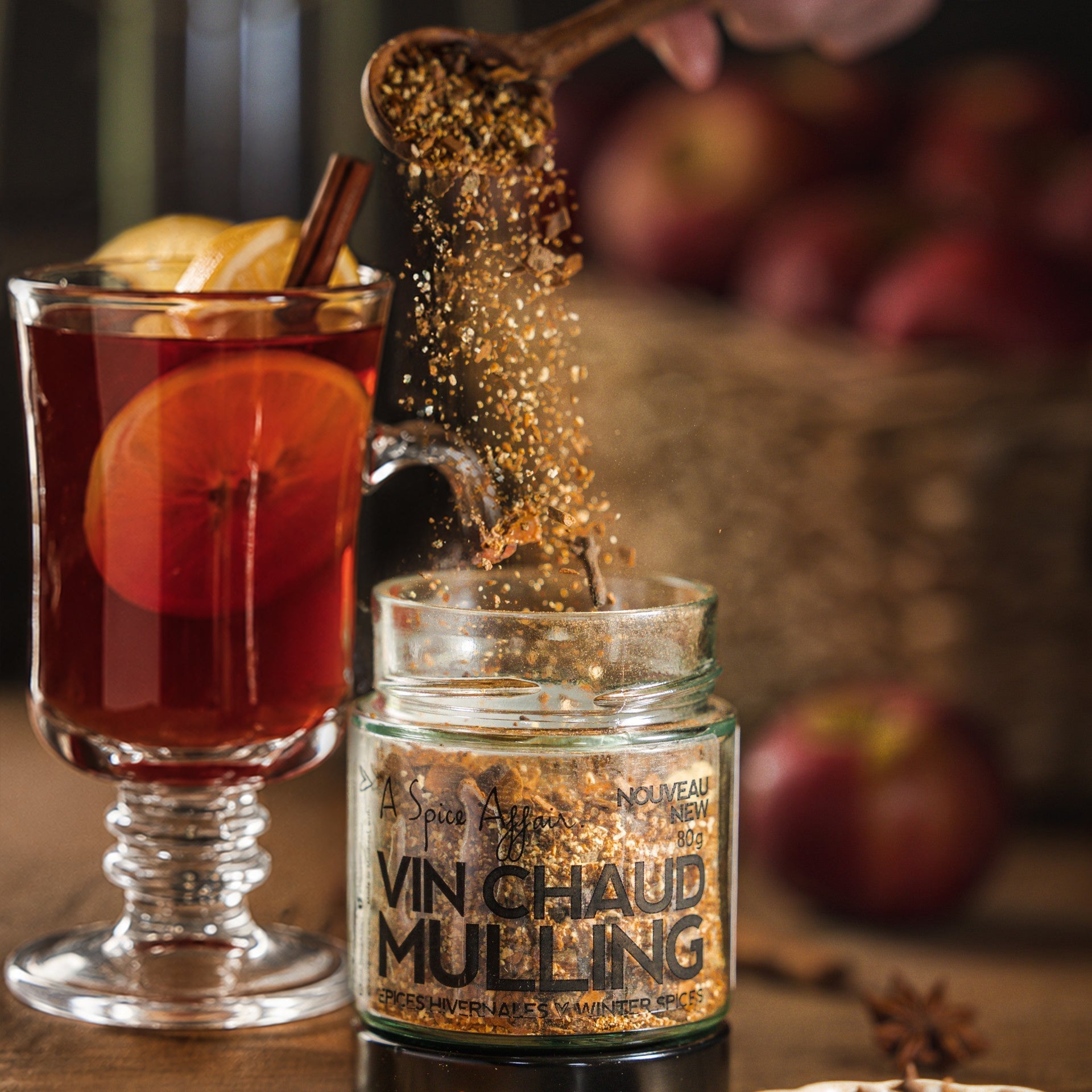 MULLED SPICED APPLE CIDER