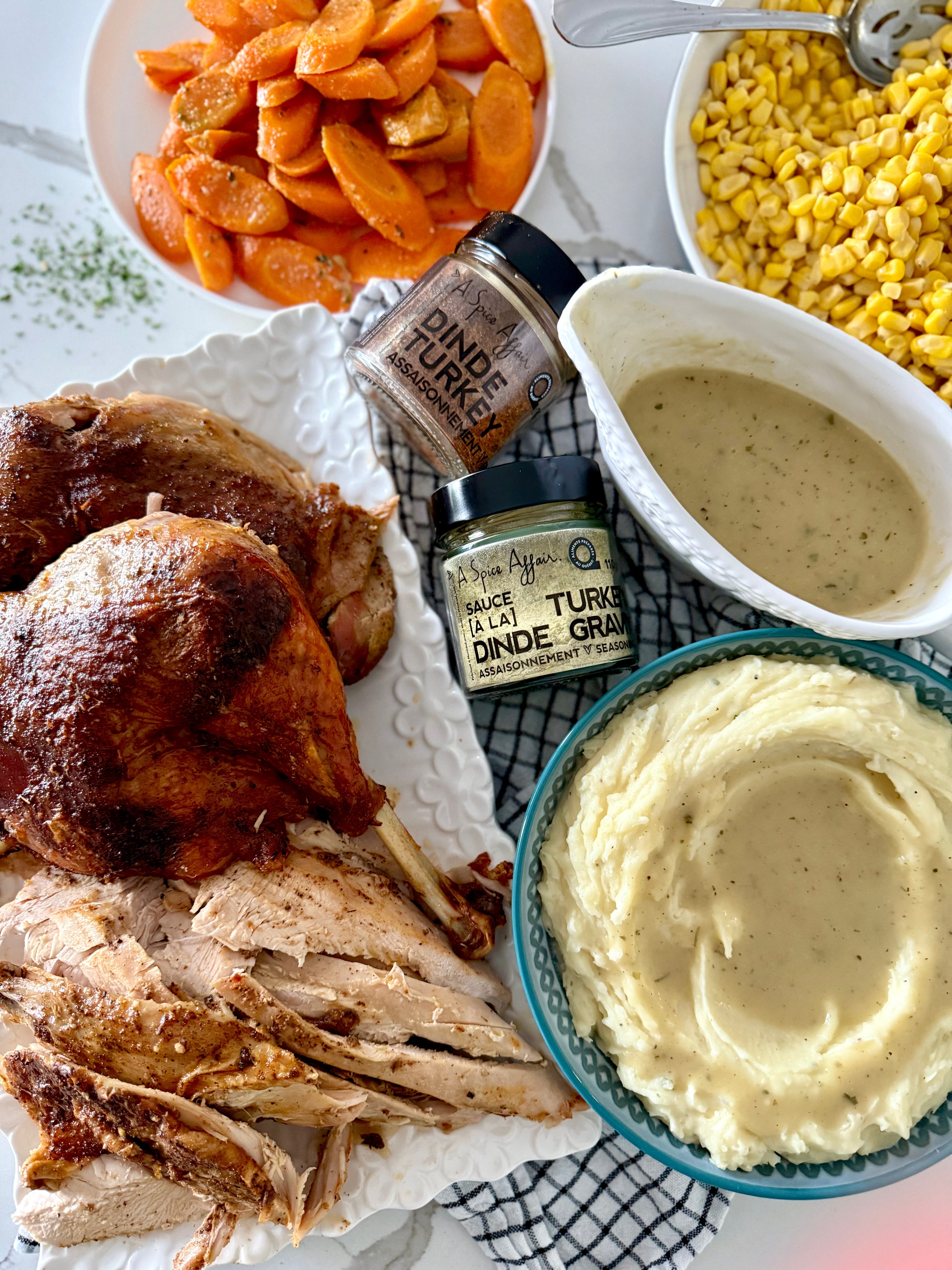 Roast Turkey & Homemade Gravy Sauce