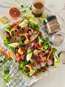 ZESTY MAPLE GINGER SPRING SALAD