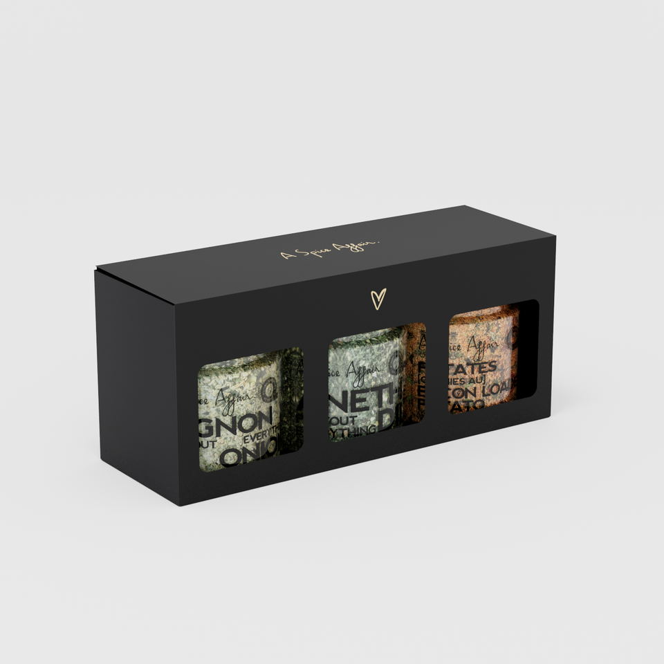 3-Pack (With Golden “A Spice Affair” Branding)