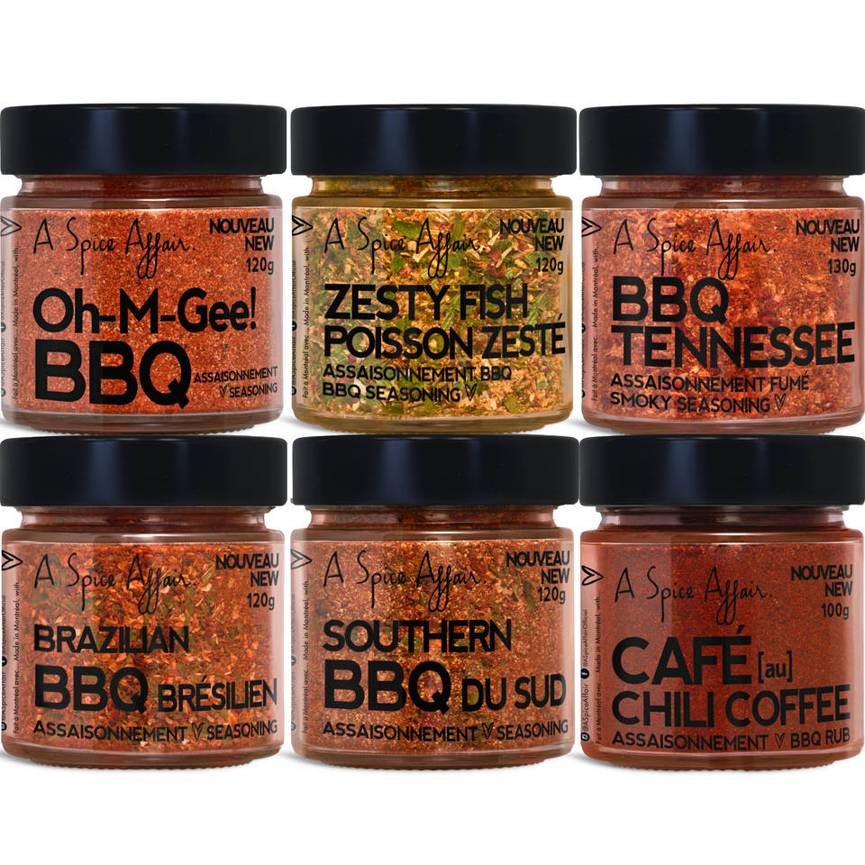 BBQ MASTER 6-PACK SPICE SET