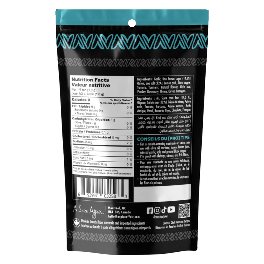 CHEF DEEMA'S EVERYTHING FISH RUB 90 G (3.18 oz)