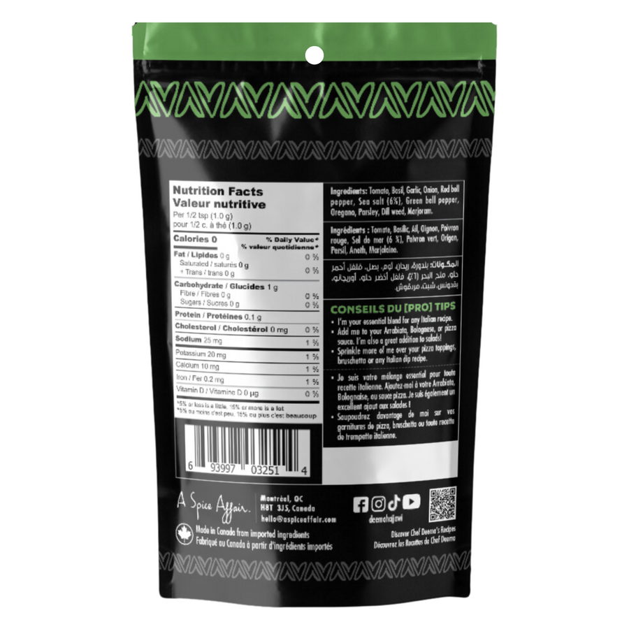 CHEF DEEMA'S EVERYTHING ITALIAN SEASONING 80 G (2.82 oz)