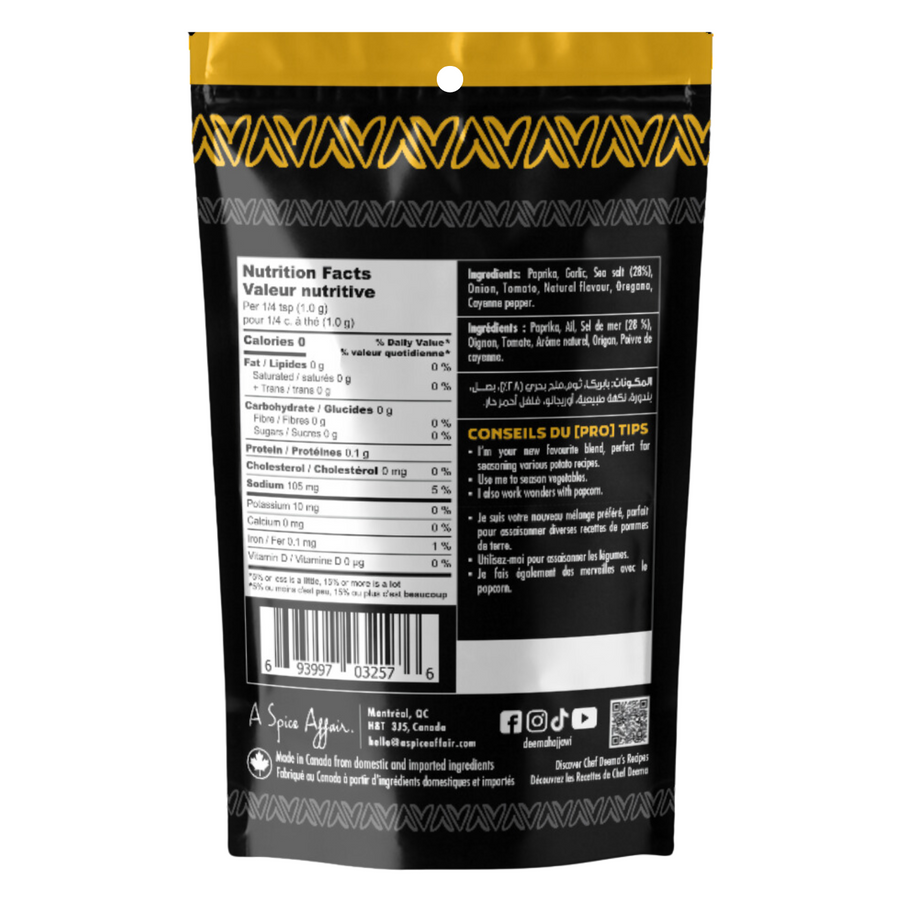 CHEF DEEMA'S EVERYTHING POTATO SEASONING 90 G (3.18 oz)