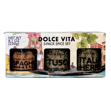 Load image into Gallery viewer, DOLCE VITA ITALIAN 3-PACK SPICE SET (8.11 oz)
