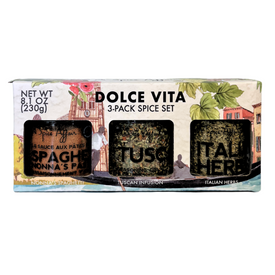 DOLCE VITA ITALIAN 3-PACK SPICE SET (8.11 oz)