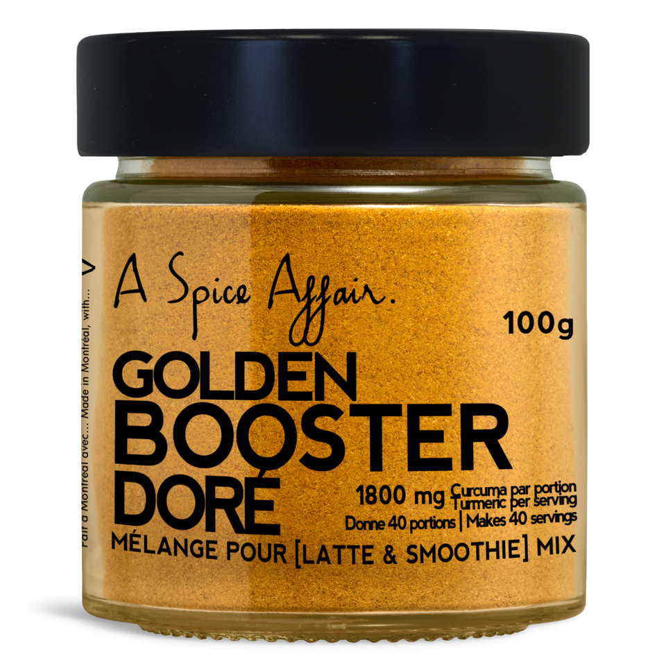 GOLDEN BOOSTER LATTE & SMOOTHIE MIX 100 G (3.5 oz)