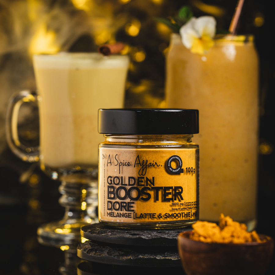 MÉLANGE LATTÉ & SMOOTHIE BOOSTER DORÉ 100 G (3,5 oz)