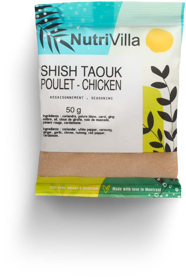 SHISH TAOUK CHICKEN SPICES NUTRIVILLA BAG 50 G (1.76 oz)