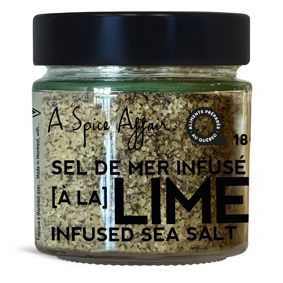 LIME INFUSED SEA SALT 180 G (4.2 oz)