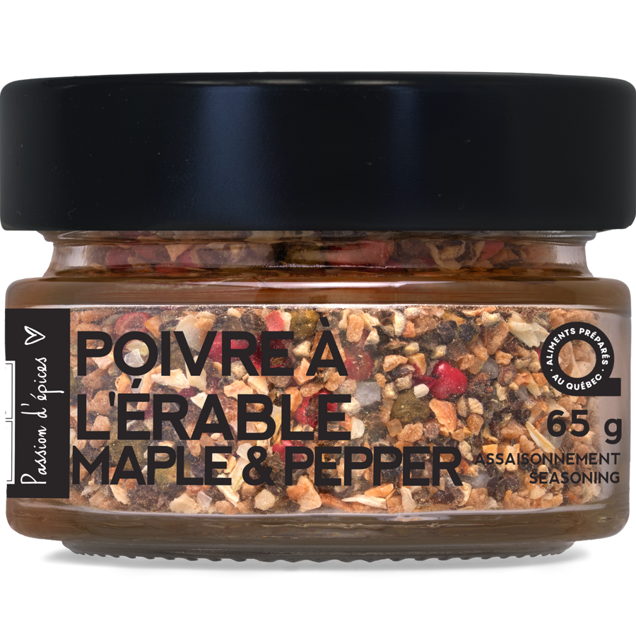 ASSAISONNEMENT POIVRE À L’ÉRABLE 65 G (2,3 oz)