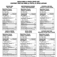 Load image into Gallery viewer, BOLD BBQ 6-PACK SPICE SET