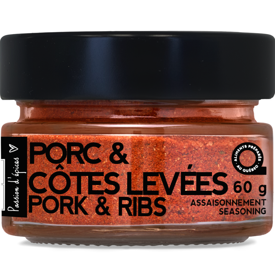 ASSAISONNEMENT PORC ET CÔTES LEVÉES 60 G (2,1 oz)