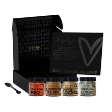 Load image into Gallery viewer, 4-Pack with 3-in-1 Measuring Spoon: Dip &amp; Sizzle Collection *PREORDER*