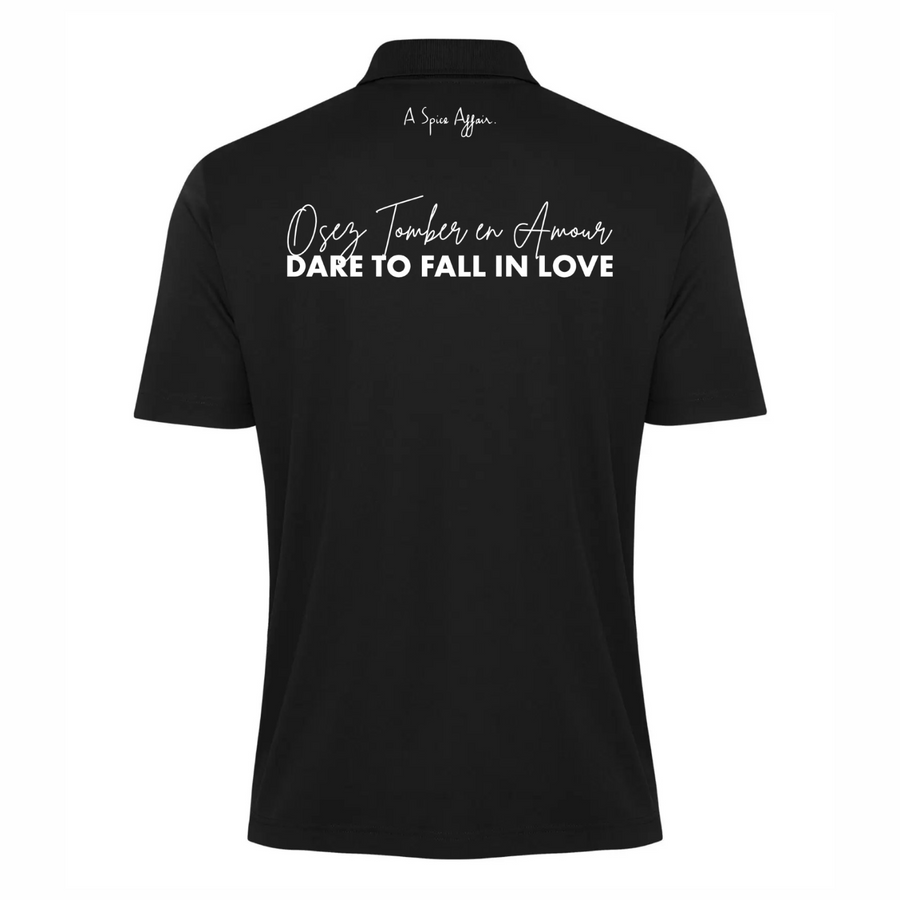Polo Noir pour Homme La Bande Épicée A Spice Affair