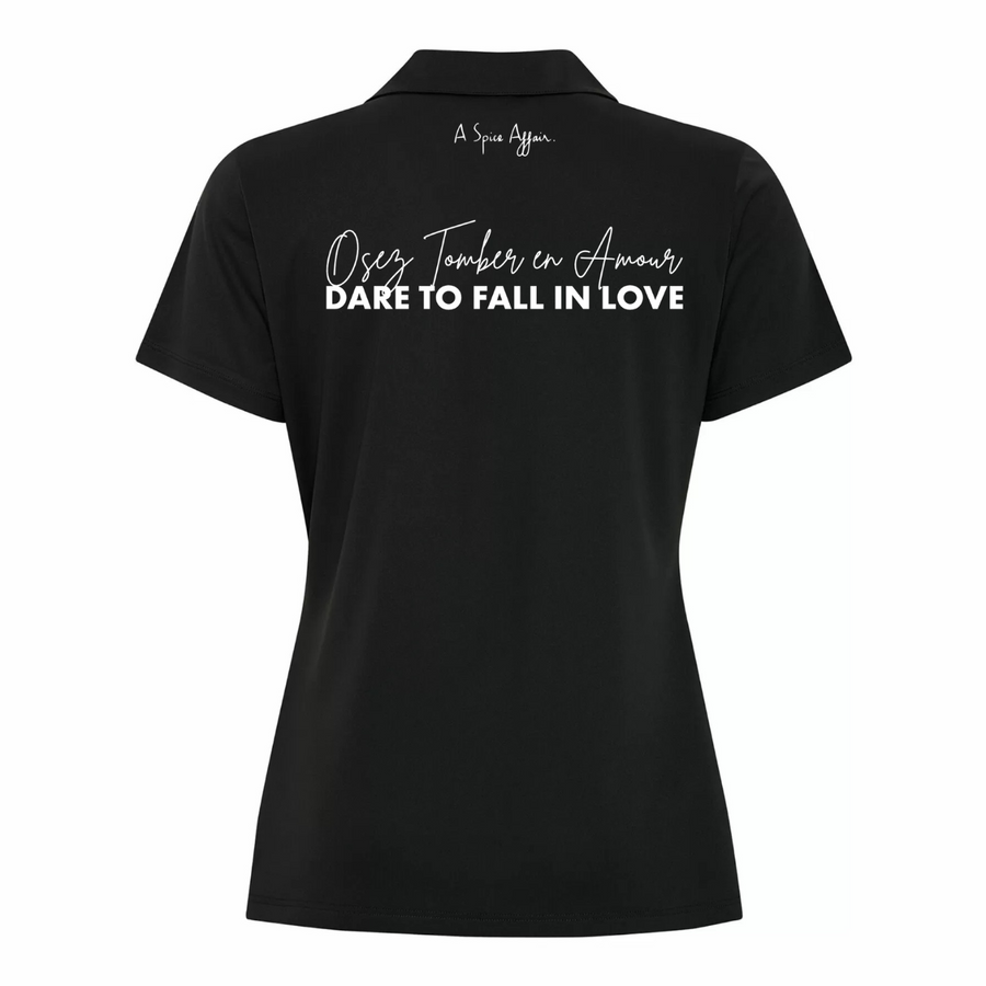 Polo Noir pour Femme La Bande Épicée A Spice Affair