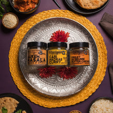 Load image into Gallery viewer, INDIAN CHARMS 3-PACK SPICE SET (10.6 oz)