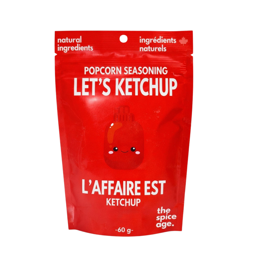 THE SPICE AGE LET'S KETCHUP POPCORN 60 G (2.1 oz)