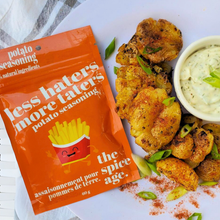 Charger l'image dans la galerie, THE SPICE AGE 6-PACK LESS HATERS, MORE TATERS POTATO SEASONING (60 G)