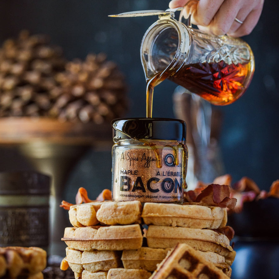ASSAISONNEMENT BACON VÉGANE À L'ÉRABLE 120 G (4,2 oz)
