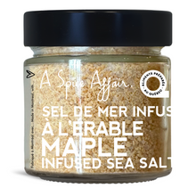 Load image into Gallery viewer, MAPLE INFUSED SEA SALT 180 G (6.3 oz)