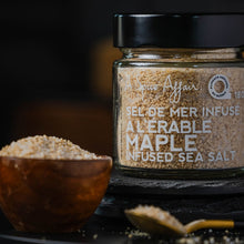 Load image into Gallery viewer, MAPLE INFUSED SEA SALT 180 G (6.3 oz)